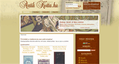 Desktop Screenshot of antikkotta.hu